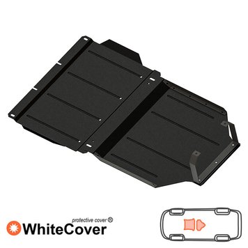 Захист КПП і роздатки для Suzuki Grand Vitara 2005-2017 KOLCHUGA WhiteCover 4.0135.00 фото