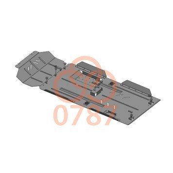 Защита двигателя, КПП и радиатора для Great Wall Wingle5 2010-2021 KOLCHUGA ZiPoFlex 2.0787.00 фото ##SPECS## Объем двигателя: V-2,0 D с сажевым фильтром Euro 5 | Примечание: МКПП / только дизель