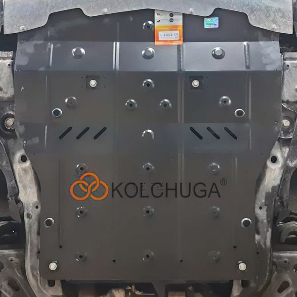 Захист двигуна і КПП для Cadillac XT6 2019- KOLCHUGA WhiteCover 4.1212.00 фото ##SPECS## Об'єм двигуна: V-2.0t | Примітка: АКПП