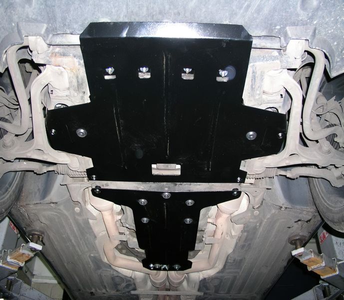 Захист двигуна і КПП для Mercedes-Benz W211 E280 2002-2008 KOLCHUGA ZiPoFlex 2.0316.00 фото ##SPECS## Об'єм двигуна: V-тільки 3,0 | Примітка: АКПП / 4Matik