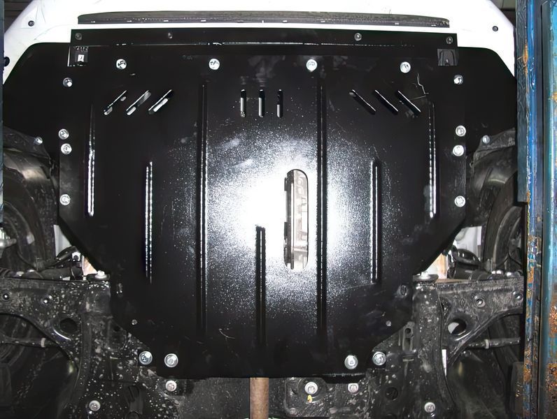 Защита двигателя, КПП и радиатора для Fiat Grande Punto 2005- KOLCHUGA ZiPoFlex 2.0264.00 фото ##SPECS## Объем двигателя: V-1,4 бензин | Примечание: