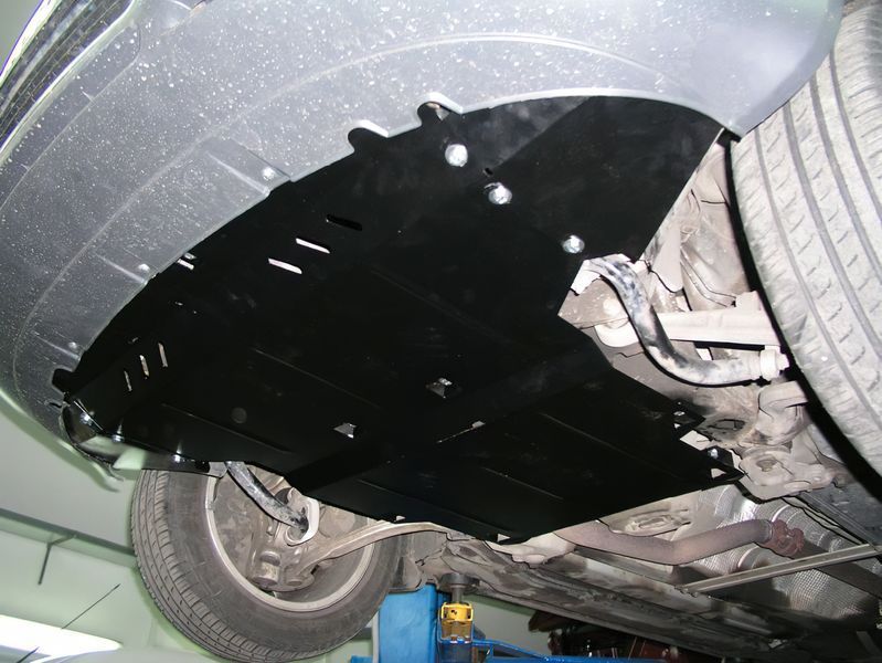 Захист двигуна, КПП і радіатора для Audi A4 B7 2004-2008 KOLCHUGA ZiPoFlex 2.0125.00 фото ##SPECS## Об'єм двигуна: всі | Примітка: