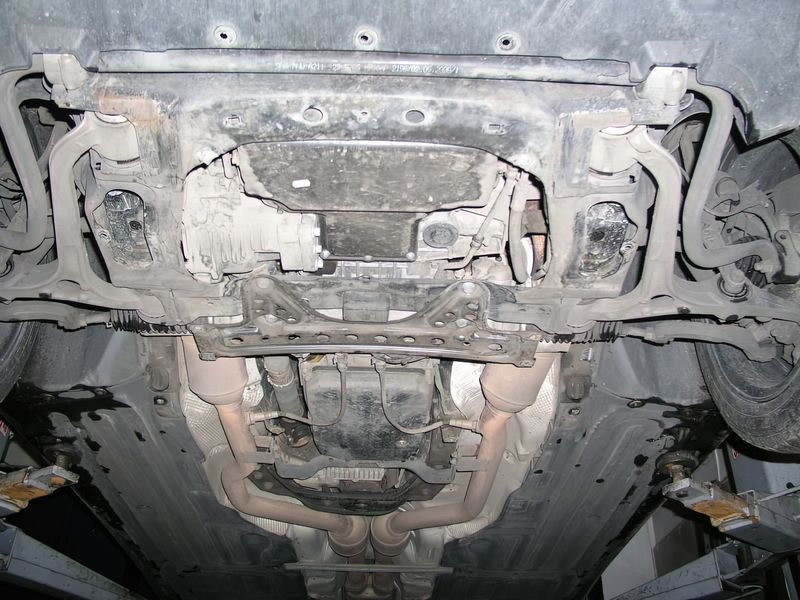 Захист двигуна і КПП для Mercedes-Benz W211 E280 2002-2008 KOLCHUGA ZiPoFlex 2.0316.00 фото ##SPECS## Об'єм двигуна: V-тільки 3,0 | Примітка: АКПП / 4Matik