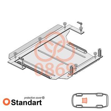 Захист КПП для BMW 5 E60 / E61 2003-2010 KOLCHUGA Standart 1.0869.00 фото