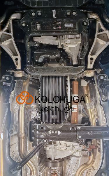 Защита двигателя, КПП и раздатки для Dodge Durango 2021- KOLCHUGA ALuOX 3.1342.00 фото ##SPECS## Объем двигателя: V-3,6 и V6; 5,7 HEMI V8 | Примечание: