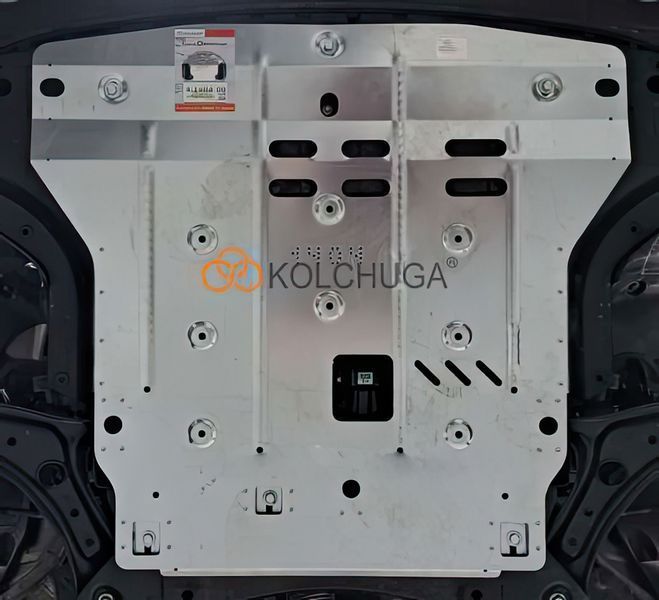 Захист двигуна і КПП для Kia Stonic 2017- KOLCHUGA ZiPoFlex 2.1404.00 фото ##SPECS## Об'єм двигуна: V-1.0; 1,4i | Примітка: