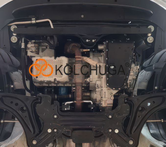 Захист двигуна і КПП для Chery Tiggo 2 Pro 2020- KOLCHUGA ZiPoFlex 2.1141.00 фото ##SPECS## Об'єм двигуна: V-1.5i (109л.с.) | Примітка: АКПП / варіатор