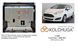 Захист двигуна, КПП і радіатора для Ford Fiesta VII EcoBoost 2012-2017 KOLCHUGA ZiPoFlex 2.1346.00 фото 6 ##SPECS## Об'єм двигуна: V-1,0 | Примітка: тільки 3 дв.