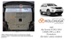 Захист двигуна, КПП і радіатора для Kia Sorento II 2012-2016 KOLCHUGA ZiPoFlex 2.1485.00 фото 6 ##SPECS## Об'єм двигуна: 2,4GDI | Примітка: авто з ринку США