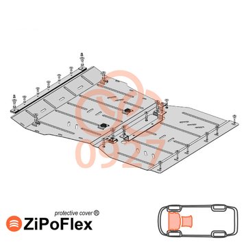 Захист двигуна і КПП для Сhevrolet Bolt EV 2016- KOLCHUGA ZiPoFlex 2.0927.00 фото