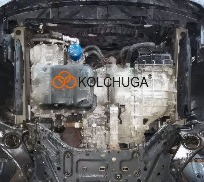 Защита двигателя, КПП и радиатора для Kia Sorento II 2012-2016 KOLCHUGA WhiteCover 4.1485.00 фото ##SPECS## Объем двигателя: 2,4GDI | Примечание: авто с рынка США