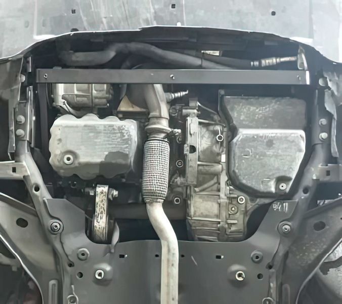 Защита двигателя, КПП и радиатора для Mini Cooper Clubman R55 2007-2014 KOLCHUGA ZiPoFlex 2.0814.00 фото ##SPECS## Объем двигателя: V-1,6i; | Примечание: АКПП