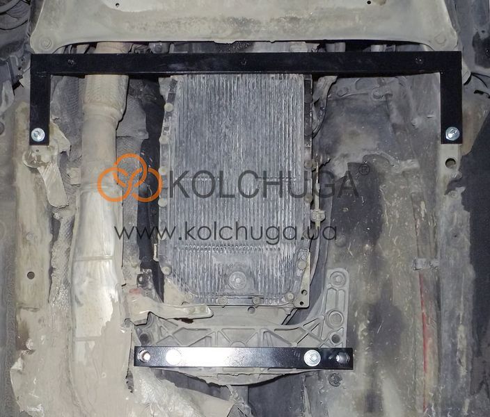 Захист КПП для BMW 5 E60 / E61 2003-2010 KOLCHUGA ZiPoFlex 2.0869.00 фото ##SPECS## Об'єм двигуна: 2,0D; 3,0D | Примітка: АКПП / МКПП / задній привід