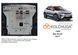 Захист двигуна і КПП для Kia Stonic 2017- KOLCHUGA WhiteCover 4.1404.00 фото 6 ##SPECS## Об'єм двигуна: V-1.0; 1,4i | Примітка: