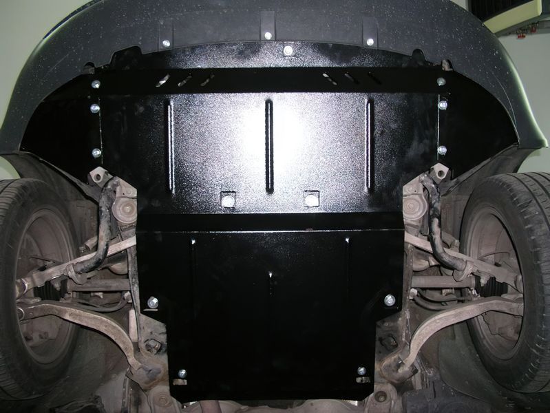 Захист двигуна, КПП і радіатора для Audi A4 B7 2004-2008 KOLCHUGA WhiteCover 4.0125.00 фото ##SPECS## Об'єм двигуна: всі | Примітка: