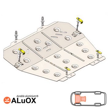 Захист двигуна і КПП для Opel Zafira B 2006-2010 KOLCHUGA ALuOX 3.9339.00 фото