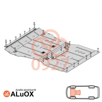 Захист двигуна і КПП для Сhevrolet Bolt EV 2016- KOLCHUGA ALuOX 3.0927.00 фото