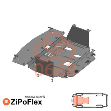 Захист двигуна, КПП і радіатора для Hyundai I-30 2016-2017 KOLCHUGA ZiPoFlex 2.0668.00 фото