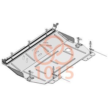 фото Защита двигателя и КПП для Citroen C4 Cactus 2018- KOLCHUGA WhiteCover 4.1015.00 ##SPECS## Объем двигателя: V-1.5BlueHDi | Примечание: АКПП