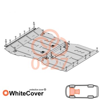 Захист двигуна і КПП для Сhevrolet Bolt EV 2016- KOLCHUGA WhiteCover 4.0927.00 фото