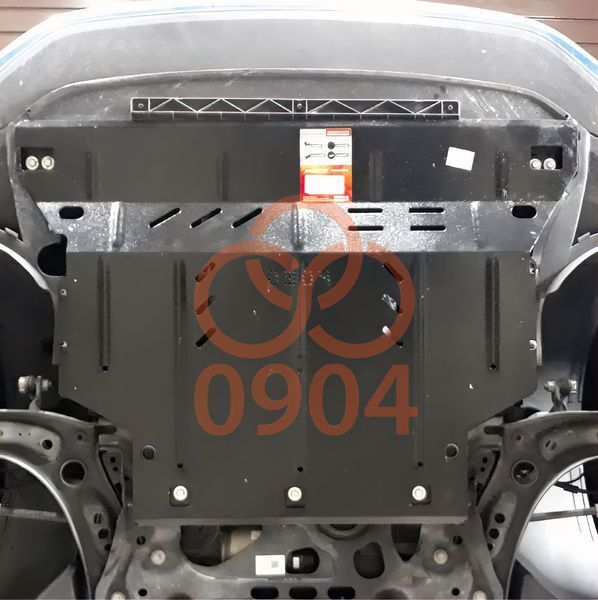 Захист двигуна, КПП і радіатора для Volkswagen Golf electric 2012-2018 KOLCHUGA ZiPoFlex 2.0904.00 фото ##SPECS## Об'єм двигуна: V- | Примітка: АКПП / МКПП