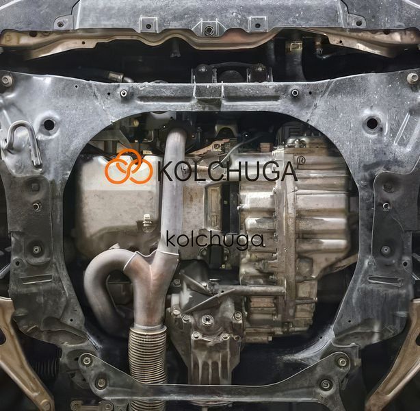 Захист двигуна і КПП для Acura MDX 4 2021- KOLCHUGA ALuOX 3.1335.00 фото ##SPECS## Об'єм двигуна: 3.5i | Примітка: