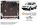 Захист двигуна, КПП і радіатора для Dodge Caliber 2006-2012 KOLCHUGA ZiPoFlex 2.1109.00 фото 5 ##SPECS## Об'єм двигуна: V-2,0 | Примітка: АКПП