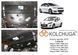 Захист двигуна і КПП для Citroen DS5 2011- KOLCHUGA ZiPoFlex 2.0206.00 фото 7 ##SPECS## Об'єм двигуна: V-всі | Примітка: