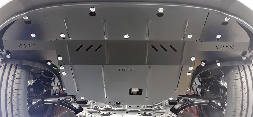 Защита двигателя, КПП и радиатора для Kia XCeed 2019- KOLCHUGA ZiPoFlex 2.1019.00 фото ##SPECS## Объем двигателя: V-1,4T-Gdi;1,0T | Примечание: