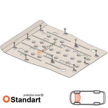 Захист двигуна для BYD SONG PLUS EV 2020-2023 KOLCHUGA Standart 1.1216.00 фото