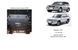 Захист КПП для Lexus LX 470 1997-2007 KOLCHUGA Standart 1.0107.00 фото 6 ##SPECS## Об'єм двигуна: V-всі бензин | Примітка: