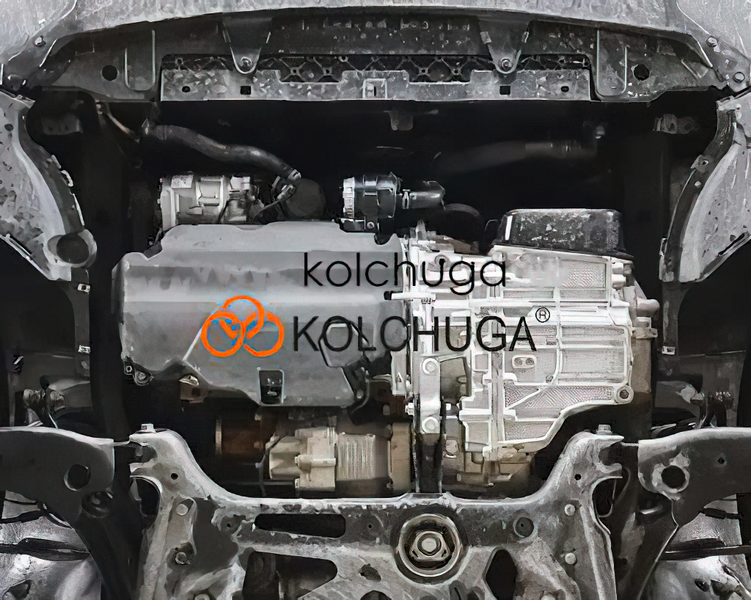 Захист двигуна, КПП і радіатора для Skoda Octavia IV A8 2020- KOLCHUGA ZiPoFlex 2.1152.00 фото ##SPECS## Об'єм двигуна: V- 1.4TSI | Примітка: тільки для авто реалізовані на території України