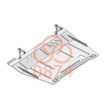 фото Захист двигуна, КПП і радіатора для Opel Corsa D 2007-2014 KOLCHUGA Standart 1.0874.00  ##SPECS## Об'єм двигуна: V-1.3CDTi | Примітка: МКПП