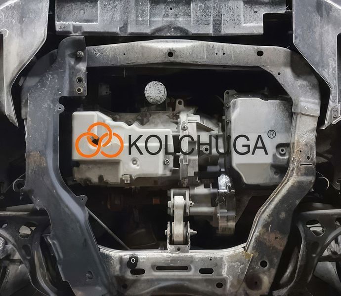 Захист двигуна і КПП для Mazda 6 GH 2007-2012 KOLCHUGA Standart 1.1149.00 фото ##SPECS## Об'єм двигуна: V-2,5i | Примітка: АКПП / збірка USA
