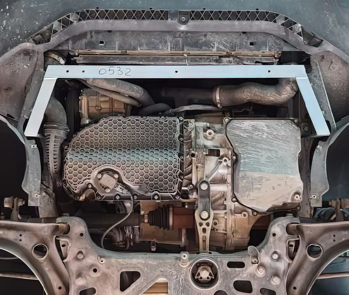 Защита двигателя, КПП и радиатора для Volkswagen Passat B8 2014- KOLCHUGA ZiPoFlex 2.0532.00 фото ##SPECS## Объем двигателя: V-1,8; 2.0; 2,0TDI; 2,5TDI | Примечание: сборка USA