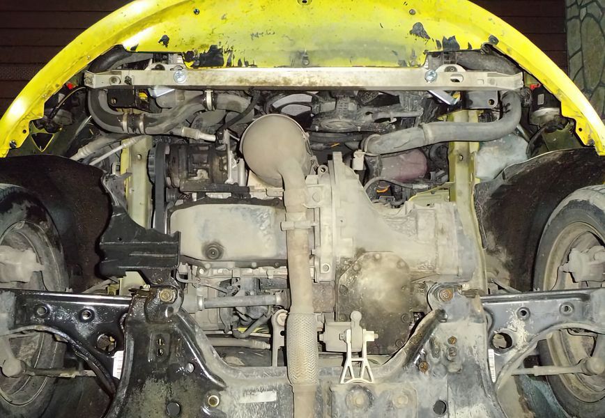 Защита двигателя, КПП и радиатора для Opel Corsa D 2007-2014 KOLCHUGA Standart 1.0874.00 фото ##SPECS## Объем двигателя: V-1.3CDTi | Примечание: МКПП