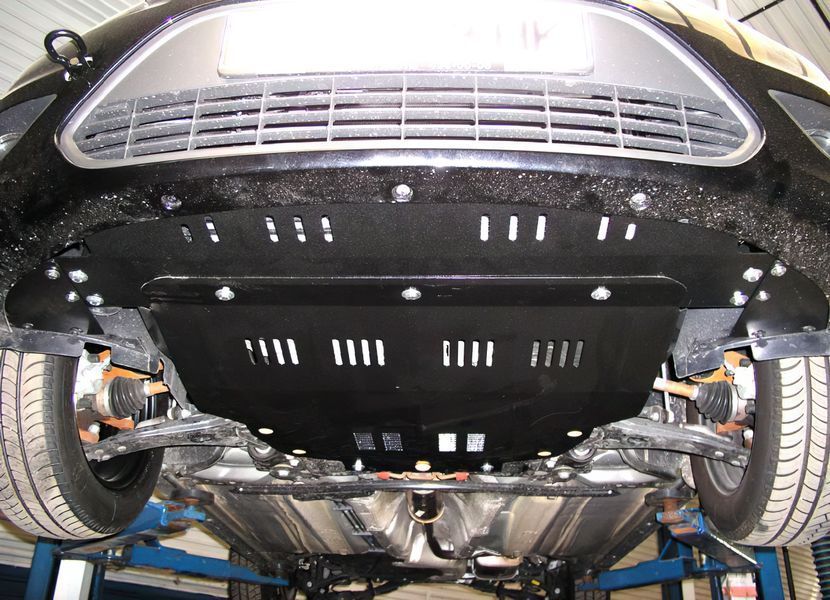 Захист двигуна, КПП і радіатора для Ford Focus II 2004-2011 KOLCHUGA Standart 1.0224.00 фото ##SPECS## Об'єм двигуна: V-всі | Примітка: бензин