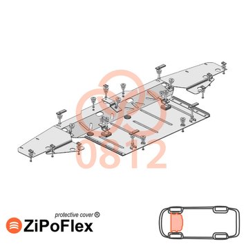 Захист двигуна для Tesla Model S 2012-2016 KOLCHUGA ZiPoFlex 2.0812.00 фото