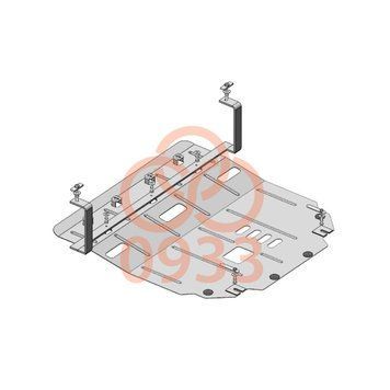 фото Захист двигуна, КПП і радіатора для Hyundai Azera 2016- KOLCHUGA ZiPoFlex 2.0933.00  ##SPECS## Об'єм двигуна: V-3,0V6 | Примітка: АКПП