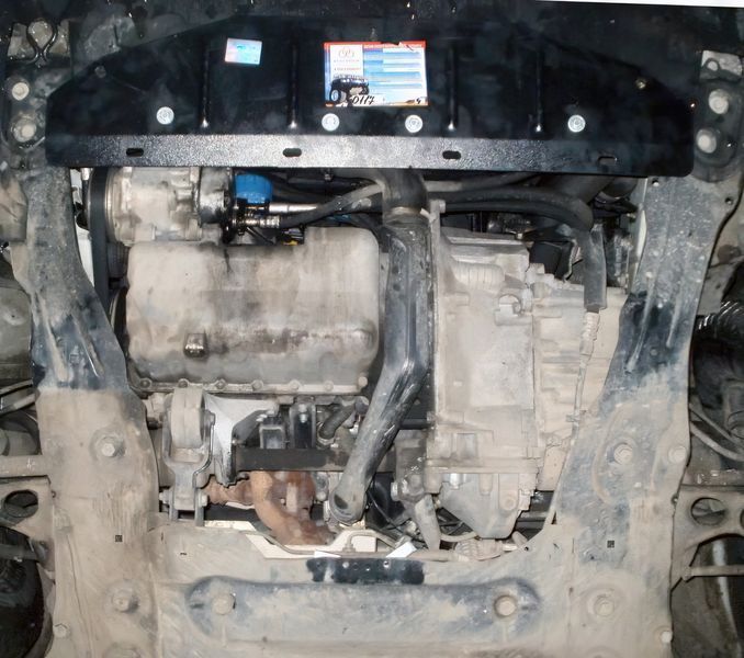 Захист двигуна, КПП і радіатора для Citroen Evasion 1994-2002 KOLCHUGA ZiPoFlex 2.0117.00 фото ##SPECS## Об'єм двигуна: V-1,8; 2,0; 1,9D; | Примітка: окрім 2,0 HDI