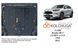 Захист двигуна і КПП для Honda HR-V 2022- KOLCHUGA WhiteCover 4.1290.00 фото 6 ##SPECS## Об'єм двигуна: V-2.0і | Примітка: USA