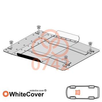 Захист КПП для Mitsubishi L200 2015-2019 KOLCHUGA WhiteCover 4.0742.00 фото