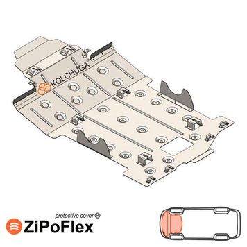 Захист двигуна і радіатора для Lexus LX 500d 2021- KOLCHUGA ZiPoFlex 2.1202.00 фото