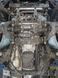 Захист двигуна, КПП і радіатора для Toyota Land Cruiser Prado J150 2020-2023 KOLCHUGA ALuOX 3.1058.00 фото 3 ##SPECS## Об'єм двигуна: V-2,7 АКПП; 2,8D; 3.0D | Примітка: тільки АКПП