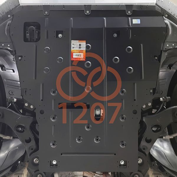 Захист двигуна і КПП для Geely ATLAS PRO 2022- KOLCHUGA ZiPoFlex 2.1207.00 фото ##SPECS## Об'єм двигуна: V-1,5Т | Примітка: МКПП / АКПП
