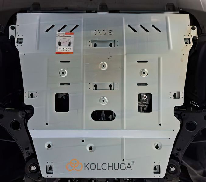 Захист двигуна і КПП для Jetour T2 2023- KOLCHUGA ZiPoFlex 2.1473.00 фото ##SPECS## Об'єм двигуна: V-всі | Примітка:
