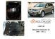 Защита двигателя и КПП для Mitsubishi Outlander II / XL 2006-2012 KOLCHUGA WhiteCover 4.0807.00 фото 5 ##SPECS## Объем двигателя: V-3,0 | Примечание: АКПП/МКПП/вариатор