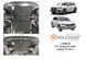 Захист двигуна, КПП і радіатора для Audi Q7 2015- KOLCHUGA WhiteCover 4.0898.00 фото 7 ##SPECS## Об'єм двигуна: 2.0TFSI; 3.0 TFSI; 3.0TDI | Примітка: встановлюється поверх штатного захисту