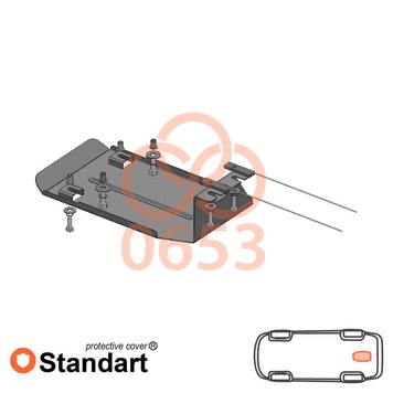 Захист редуктора заднього мосту для Subaru Outback 4 BM restyle 2012-2014 KOLCHUGA Standart 1.0653.00 фото