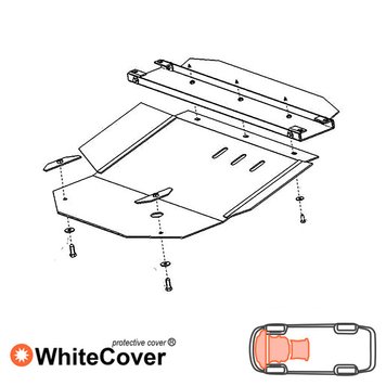 Захист двигуна, КПП і радіатора для Peugeot 307 2001-2008 KOLCHUGA WhiteCover 4.0029.00 фото